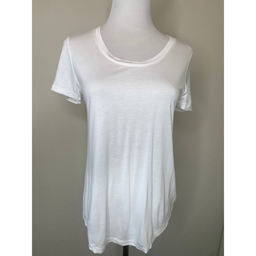 Maison Jules White T Shirt Short Sleeves Sz XS